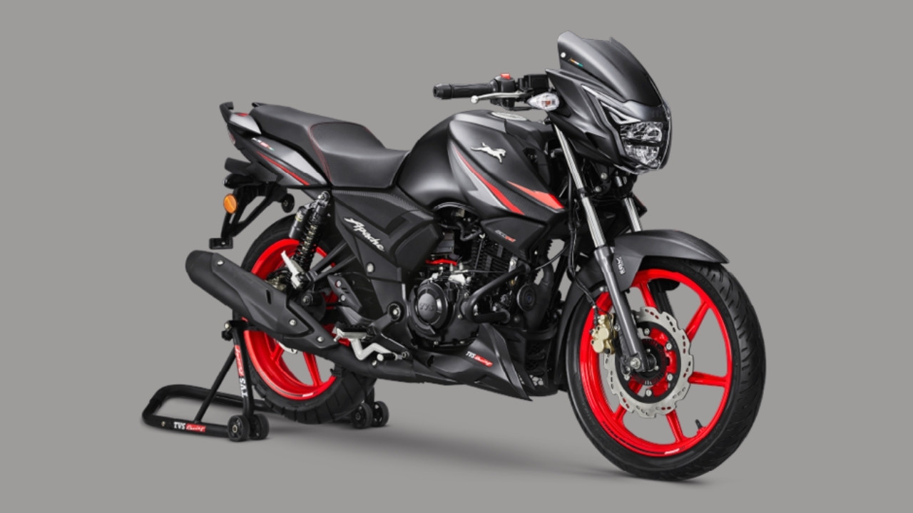 tvs apache rtr 160 cc bike launched